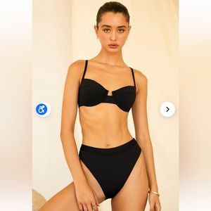 Dippin’ Daisy’s Ultra Bikini Bottoms in Black